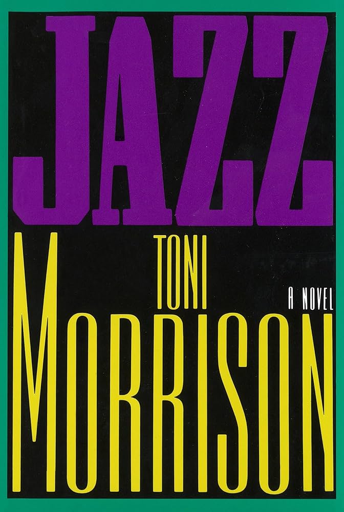 Jazz Toni Morrison Book Cover